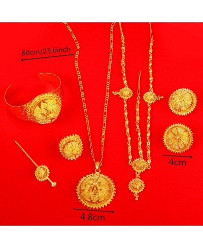 Big Size Jewelry Sets for Ethiopian Gold Color Women African Jewelry Set $33.07 Jewelry Sets