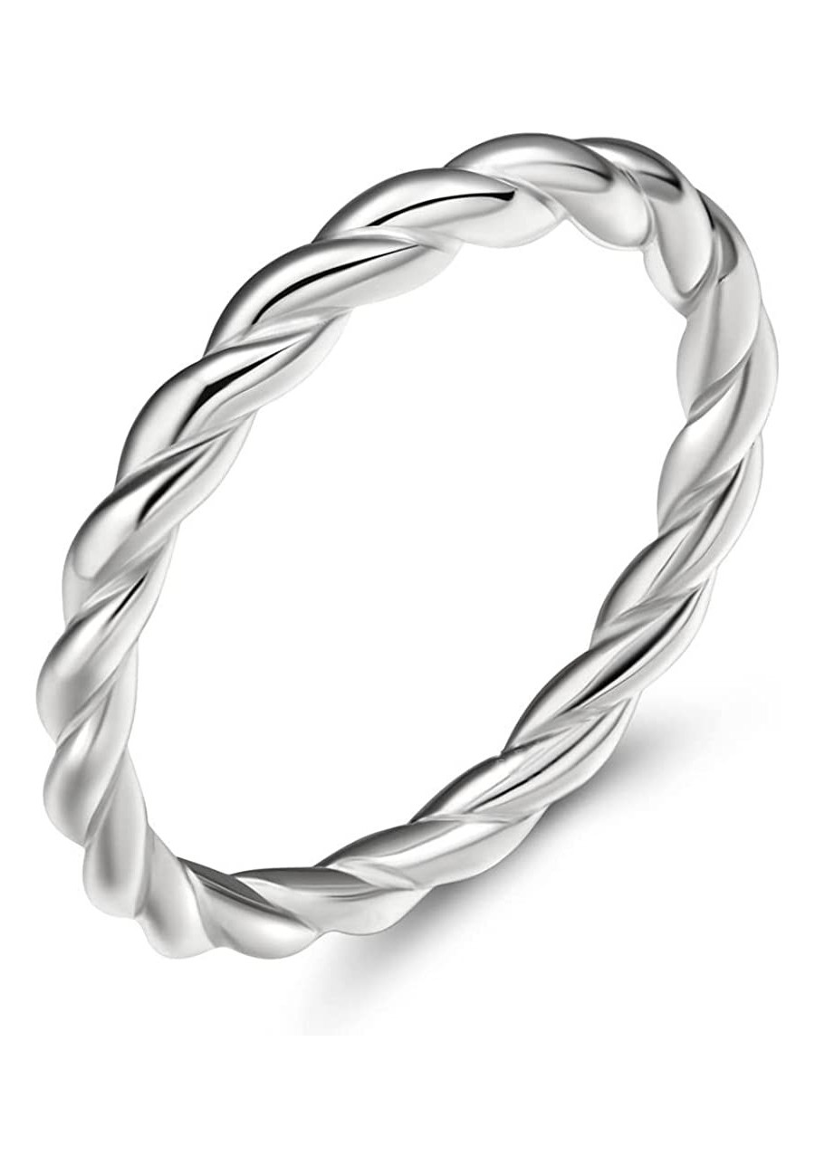 925 Sterling Silver Celtic Knot Ring Simple Criss Cross Infinity Wedding Band for Women Size 3-13 $20.33 Wedding Bands