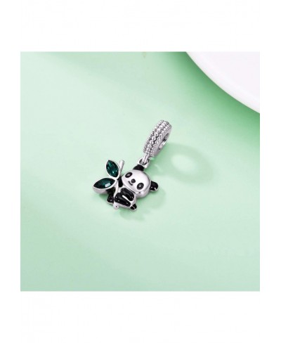 925 Sterling Silver Cute Sloth Panda Charms Beads fit European Bracelets Necklace $22.98 Charms & Charm Bracelets