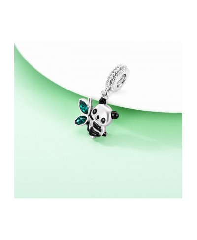 925 Sterling Silver Cute Sloth Panda Charms Beads fit European Bracelets Necklace $22.98 Charms & Charm Bracelets