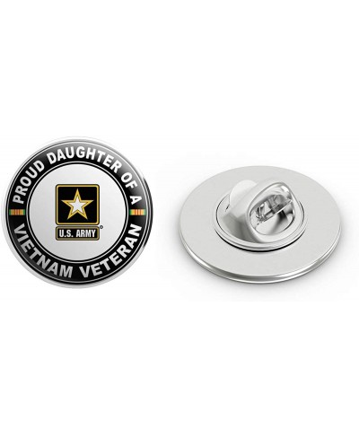 U.S. Army Proud Daughter of a Vietnam Veteran Metal 0.75" Lapel Hat Pin Tie Tack Pinback $11.70 Brooches & Pins