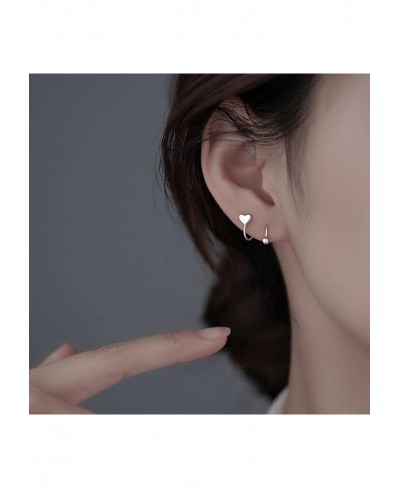 Women Love Stud Earrings Women's Simple Personality Spring Stud Earrings Temperament Love Earrings for Womens Girls Jewelry G...