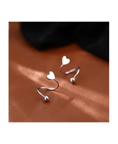 Women Love Stud Earrings Women's Simple Personality Spring Stud Earrings Temperament Love Earrings for Womens Girls Jewelry G...