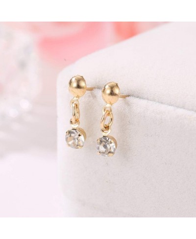 Love Heart Pendant Necklace Rhinestone Inlaid Earrings Ring Women Jewelry Set Unique Temperament Ring $8.20 Jewelry Sets