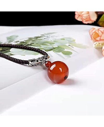 Carnelian Crystal Necklace for Women Men Healing lucky Red Carnelian Rings 8mm Relieve Anxiety Gemstone Bracelet for Root Cha...