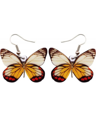 Drop Dangle Big Pieridae Butterfly Earrings Fashion Insect Jewelry For Women Girls KIDS $9.49 Drop & Dangle