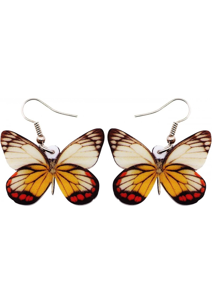 Drop Dangle Big Pieridae Butterfly Earrings Fashion Insect Jewelry For Women Girls KIDS $9.49 Drop & Dangle