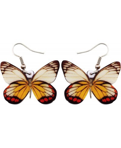 Drop Dangle Big Pieridae Butterfly Earrings Fashion Insect Jewelry For Women Girls KIDS $9.49 Drop & Dangle