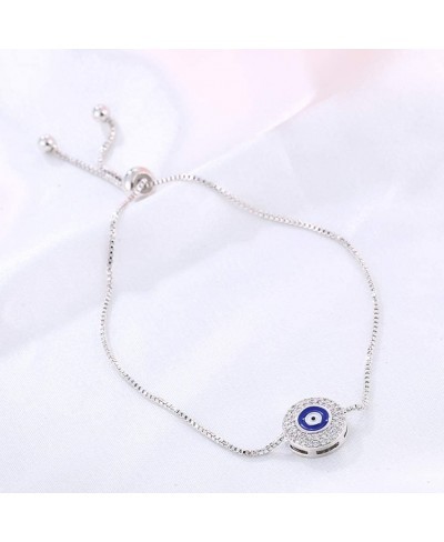 Adjustable Cubic Zirconia Cute Slider Evil Eyebutterfly Bracelet For Women Cross Bracelet Ladies Jewelry Butterfly Bracelet F...