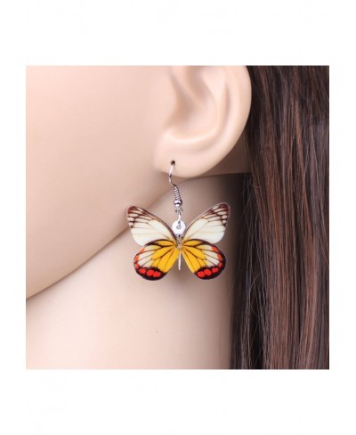 Drop Dangle Big Pieridae Butterfly Earrings Fashion Insect Jewelry For Women Girls KIDS $9.49 Drop & Dangle