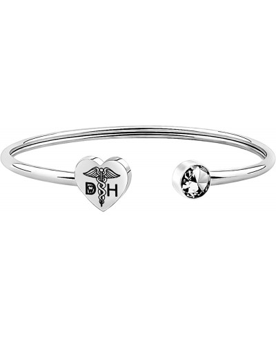 Dental Hygienist Bracelet Dentist Gifts Dental Graduation Gifts Medical Caduceus Dentist Jewelry Gifts $15.67 Bangle