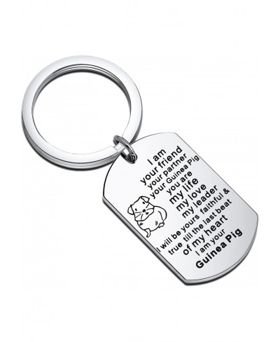 Guinea Pig Lover Gifts I am your friend your partner your Guinea Pig keychain Guinea Pig owner Animal Jewelry gifts $14.16 Pe...