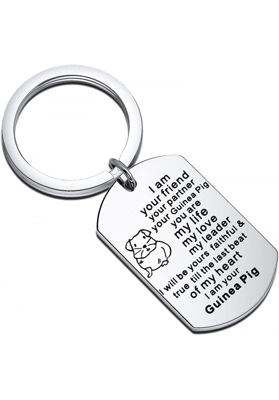 Guinea Pig Lover Gifts I am your friend your partner your Guinea Pig keychain Guinea Pig owner Animal Jewelry gifts $14.16 Pe...