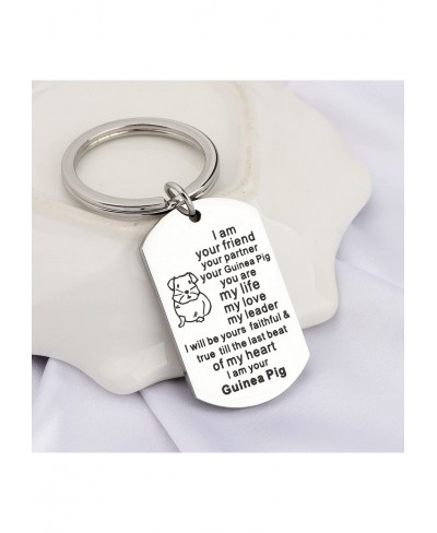 Guinea Pig Lover Gifts I am your friend your partner your Guinea Pig keychain Guinea Pig owner Animal Jewelry gifts $14.16 Pe...