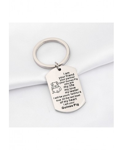 Guinea Pig Lover Gifts I am your friend your partner your Guinea Pig keychain Guinea Pig owner Animal Jewelry gifts $14.16 Pe...