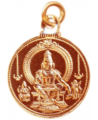 Sabarimala Ayyappa Swamy Aiyappan Swamiye Saranam Ayyappa Copper Pendant Kavach $30.20 Pendants & Coins