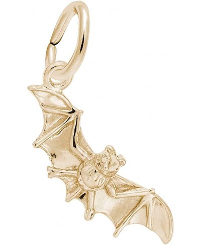 Bat Charm Gold Plated Silver $19.28 Charms & Charm Bracelets