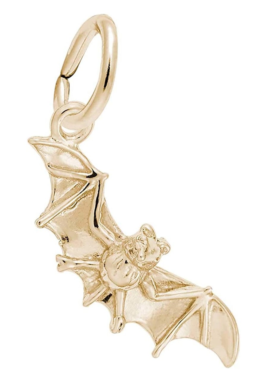 Bat Charm Gold Plated Silver $19.28 Charms & Charm Bracelets