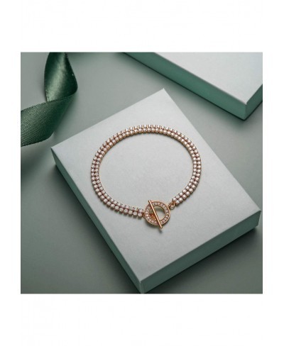 Heart Charm Anklet Bracelets White Gold / 18K Gold / Rose Gold Plated Cuban Bracelet A Carefully Selected Gift For Women $18....