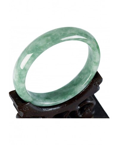 Jade Bangle Bracelet for Women Retro Chinese Style Natural Green Jade Bangle (2.08-2.56In) G001 $32.08 Bangle