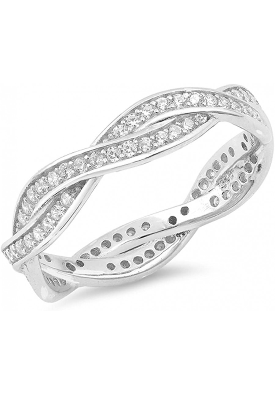 Sterling Silver Eternity Knot Ring $26.63 Eternity Rings