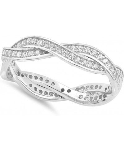 Sterling Silver Eternity Knot Ring $26.63 Eternity Rings