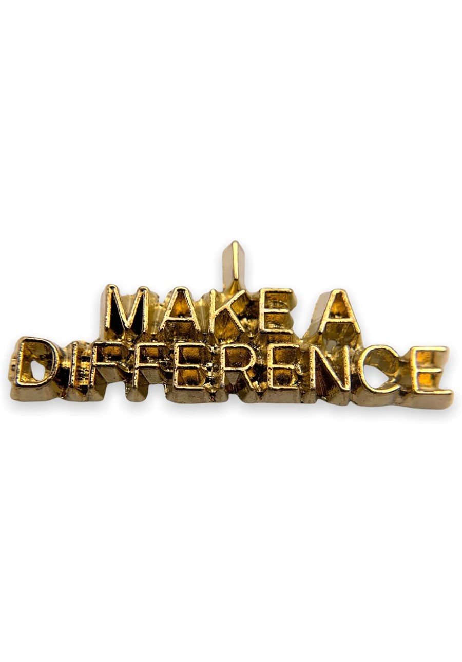 I Make a Difference Lapel Pin - Show Your Appreciation or Award Volunteer Work Great Award Pins for Students Employee pins Mo...