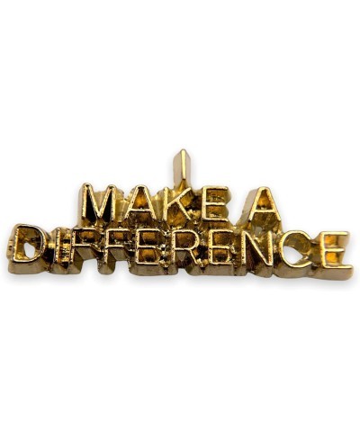 I Make a Difference Lapel Pin - Show Your Appreciation or Award Volunteer Work Great Award Pins for Students Employee pins Mo...