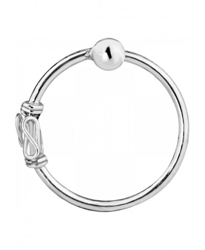 20g Sterling Silver Bali Style Nose Hoop $15.95 Piercing Jewelry