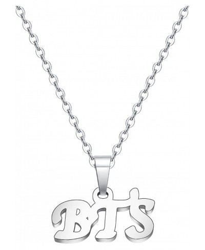 Love Yourself Army Necklace JIMIN V SUGA JK Necklace Birthday Gifts for Her Women Star Fans Gifts(BTS-NS) $9.58 Pendant Neckl...