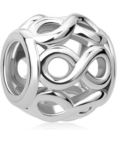 Hollow Out Infinity Love Charms Spacer Charm Beads for Bracelets $8.57 Charms & Charm Bracelets