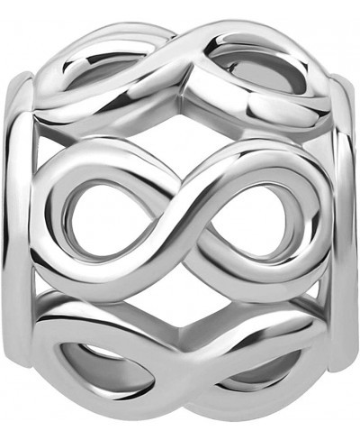 Hollow Out Infinity Love Charms Spacer Charm Beads for Bracelets $8.57 Charms & Charm Bracelets