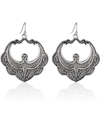 Women's Bat Gothic Earrings Hoop Dangles $14.67 Hoop