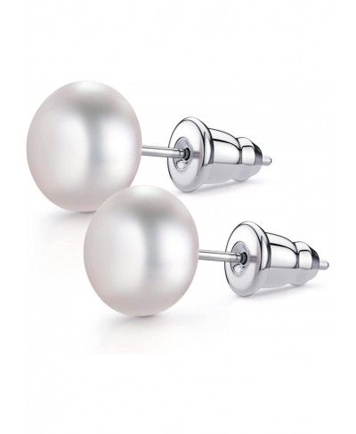 5 Pairs of Pearl Earrings for Women Hypoallergenic Waterproof Sweatproof UV Resistant Antioxidant Non-Cracking Maintenance Fr...