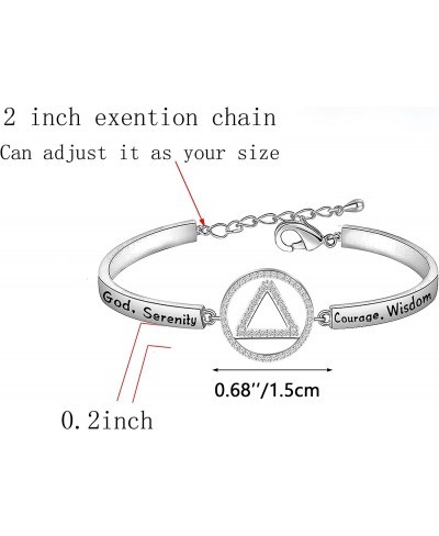 Narcotics Anonymous Bracelet NA Sobriety Gift Serenity Prayer Bracelet Narcotics Anonymous Birthday Gift NA Bracelet New Begi...