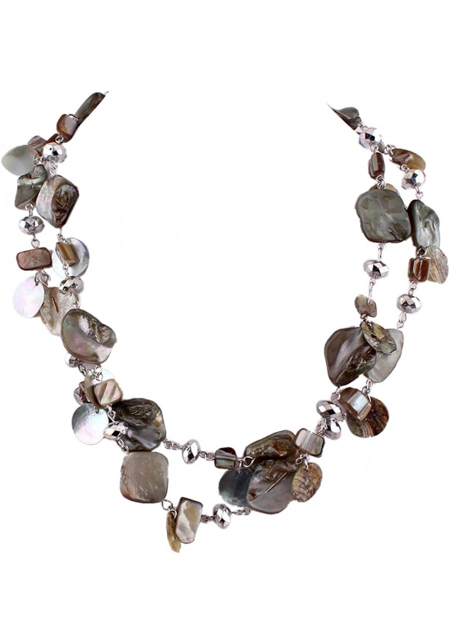 Handmade Natrual Shell Necklace for Women Statement Necklace Good Gift $13.65 Strands