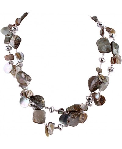 Handmade Natrual Shell Necklace for Women Statement Necklace Good Gift $13.65 Strands