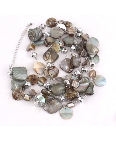 Handmade Natrual Shell Necklace for Women Statement Necklace Good Gift $13.65 Strands