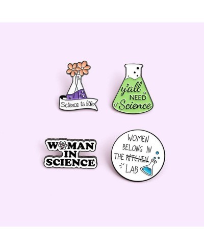 Enamel Pin Fashion Lapel Pin Chemistry Badge Pharmacist Brooches Cute Badges $7.38 Brooches & Pins