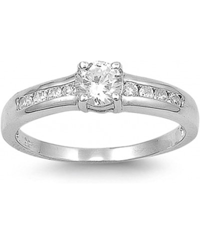 Sterling Silver Round Ring $19.90 Bands