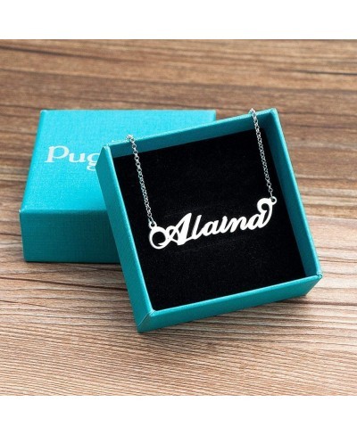 925 Sterling Silver Custom Made Pendant Personalized Silver Plated for Mom $18.65 Strands