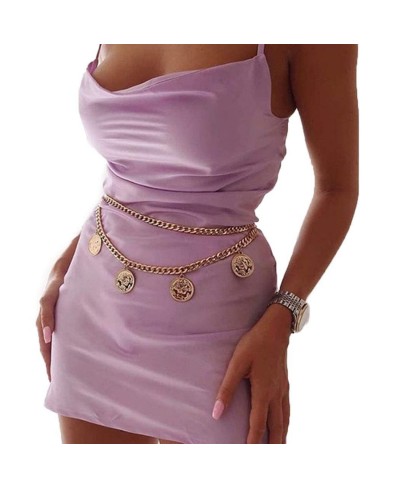 Sinalty Coin Waist Chain Gold Belly Chain Layered Body Chains Party Belly Body Jewelry Accessories for Women and Girls(B) $23...