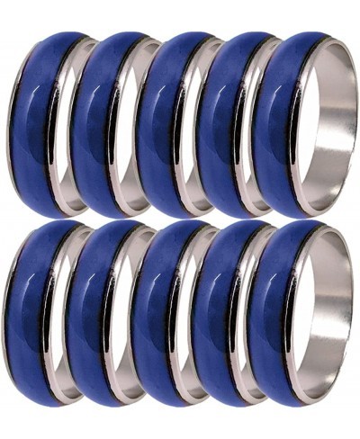 10x Mixed Size Mood Ring Bands with Assorted Desgins for Men Women $13.24 Bands