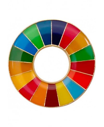 Fashion Brooch 17-Color United Nations Sustainable Development Goals Brooch SDGs Pin Badge 2 cm/0.79 inch $6.27 Brooches & Pins