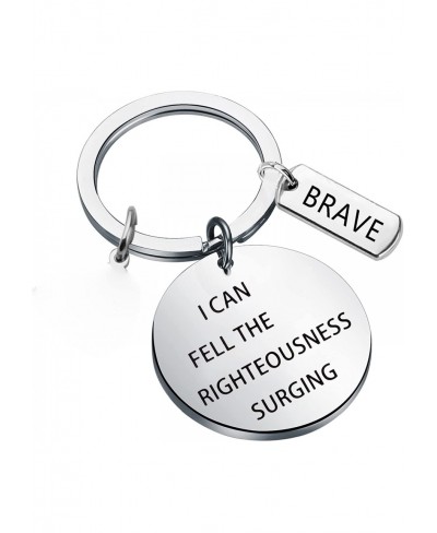 I Can Feel The Righteousness Surging Keychain Movie Inspired Gift for Movie Fans $9.13 Pendants & Coins