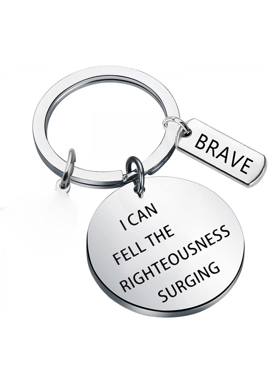 I Can Feel The Righteousness Surging Keychain Movie Inspired Gift for Movie Fans $9.13 Pendants & Coins