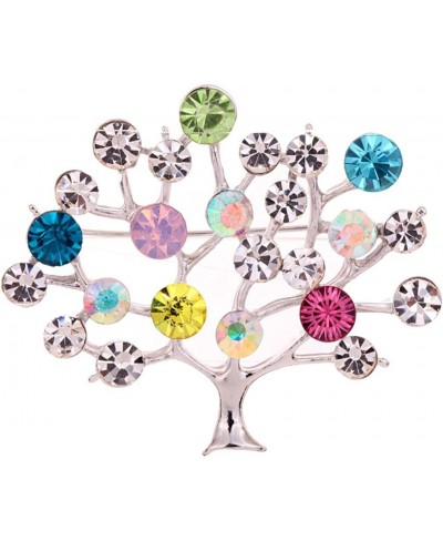 Tree Shape Carve Full Colorful Leaf Brooches and Pins $9.31 Brooches & Pins