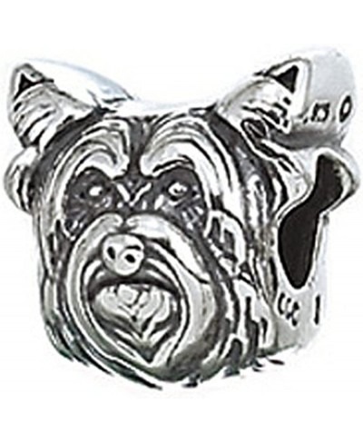 Sterling Silver Dog Breed-yorkie Compatible Bead/Charm $26.22 Charms & Charm Bracelets