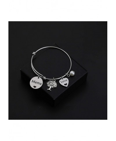 Grandma Gift Grandmother Jewelry Thank You Mema Bracelet Mema Gift Grandma Birthday Gift Family Jewelry $11.26 Bangle