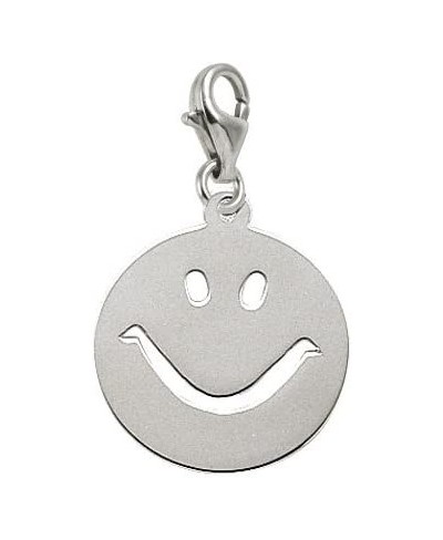 Happy Face Charm with Lobster Clasp $31.70 Charms & Charm Bracelets